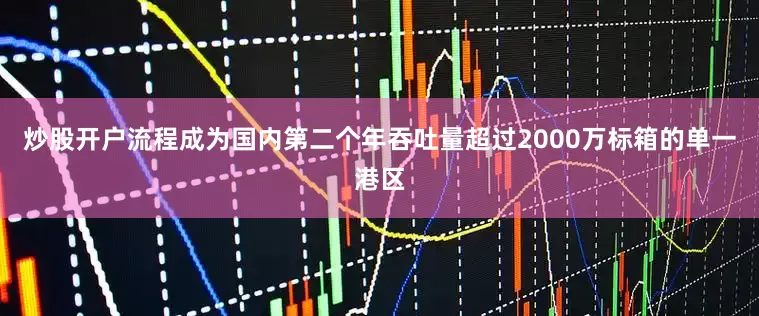 炒股开户流程成为国内第二个年吞吐量超过2000万标箱的单一港区